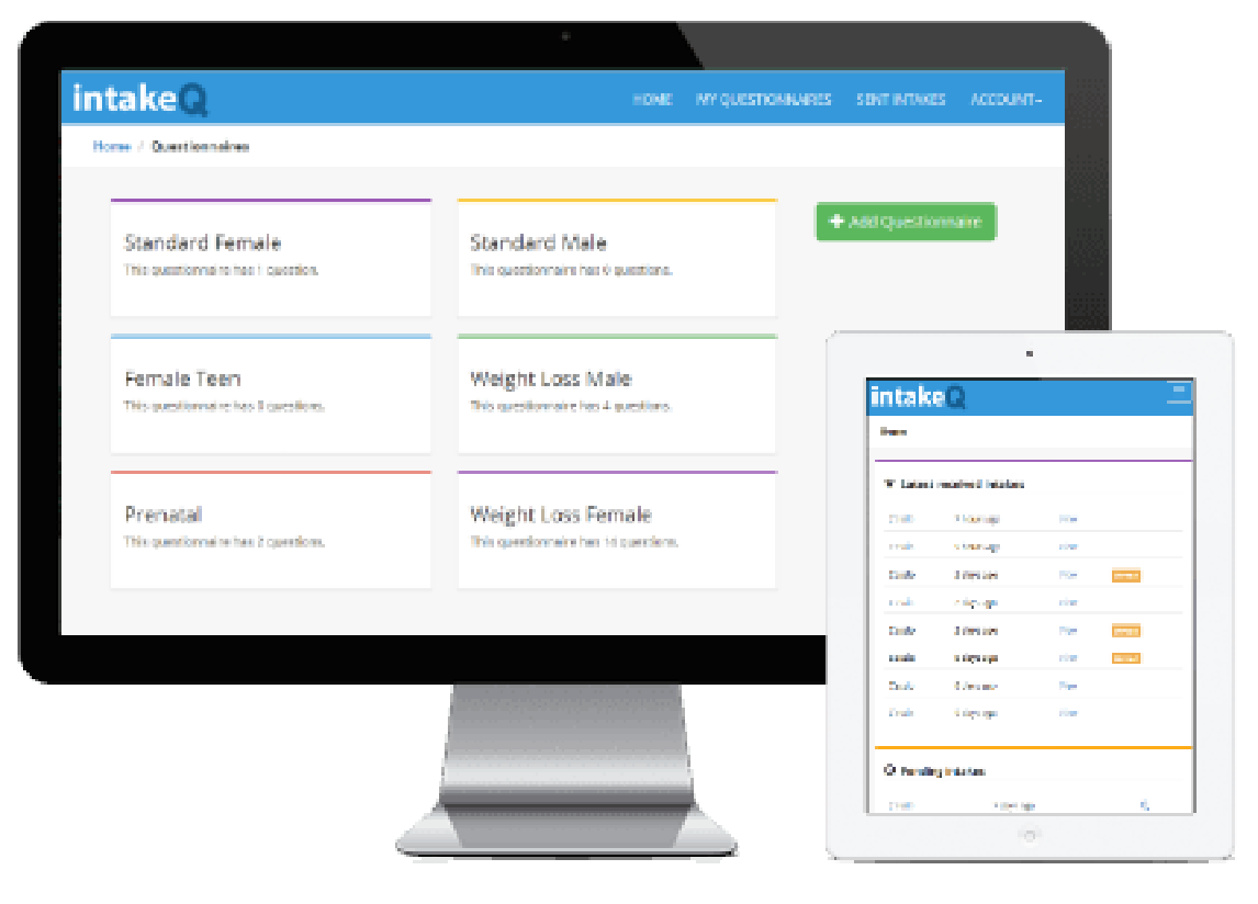 IntakeQ Client Intake Solutions | Online Forms